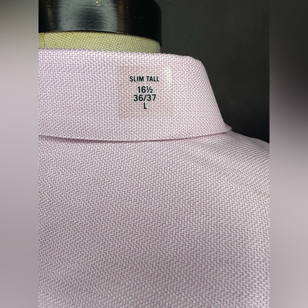 Calvin Klein Infinite Non-Iron Dress Shirt – Pink – Size 16½ 36/37 NWT! - Picture 5 of 10